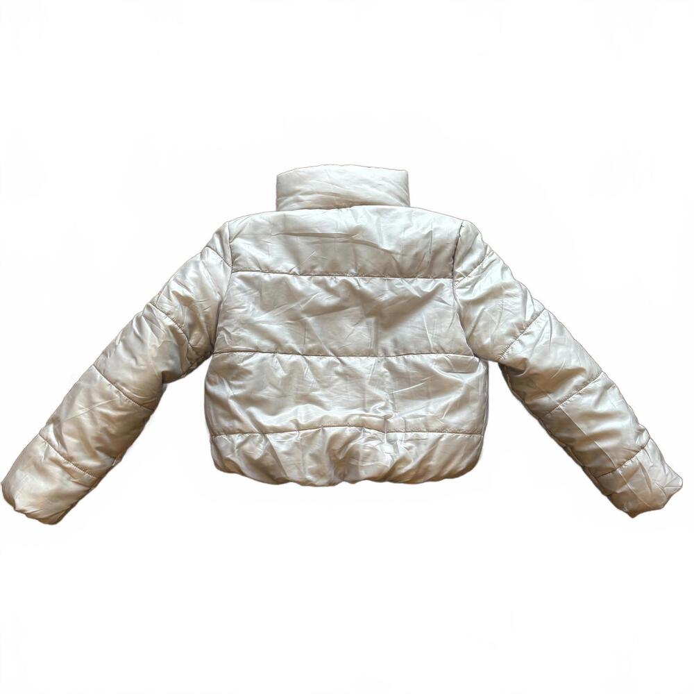 Beige Puffer Jacket - Picture 4 of 4